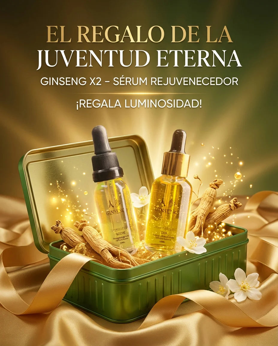 🌿 GINSENG X2 – SÉRUM REJUVENECEDOR 🌿